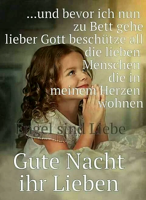 Gute Nacht mit Herz: Ein lieber Gruß und Schutz für deine Herzensmenschen