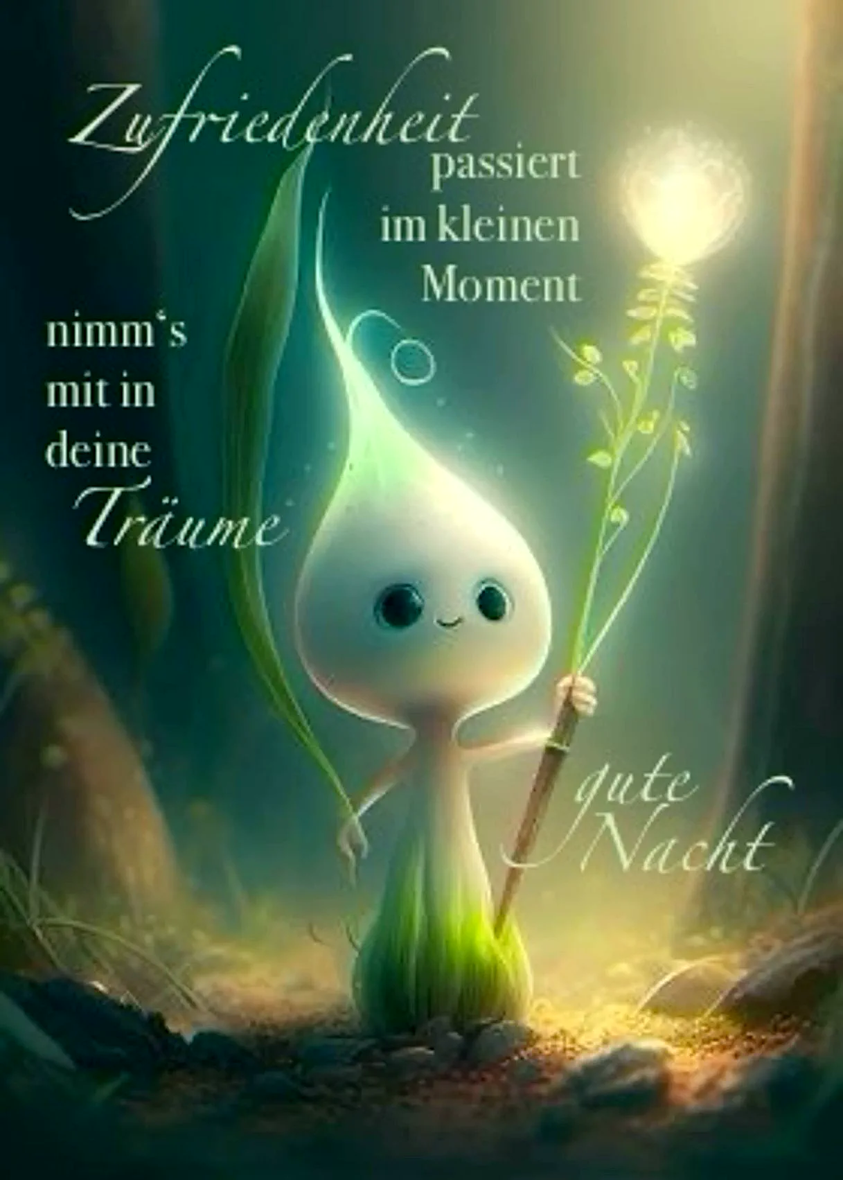 Gute Nacht: Zufriedenheit im kleinen Moment