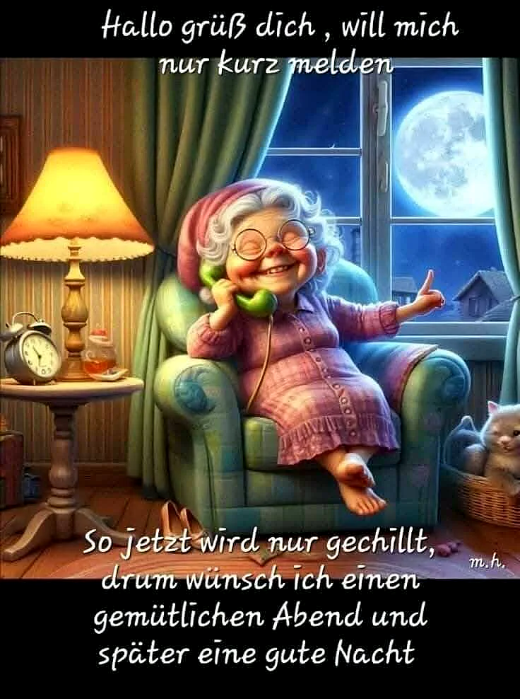 Herzliche Gute Nacht Bilder: Gemütliche Grüße für deine Lieben