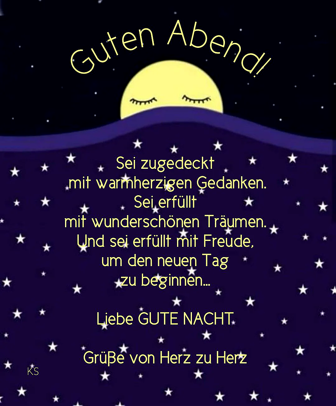 Liebevolle Gute Nacht Wünsche