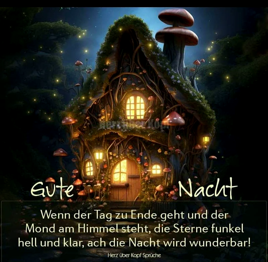 Magische Gute Nacht Grüße