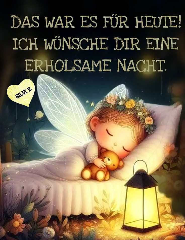 Magische Gute Nacht: Süße Elfe träumt friedlich im Sternenlicht!