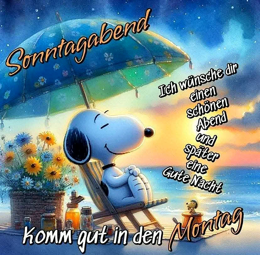 Sonnntagabend - Schönen Abend und gute Nacht