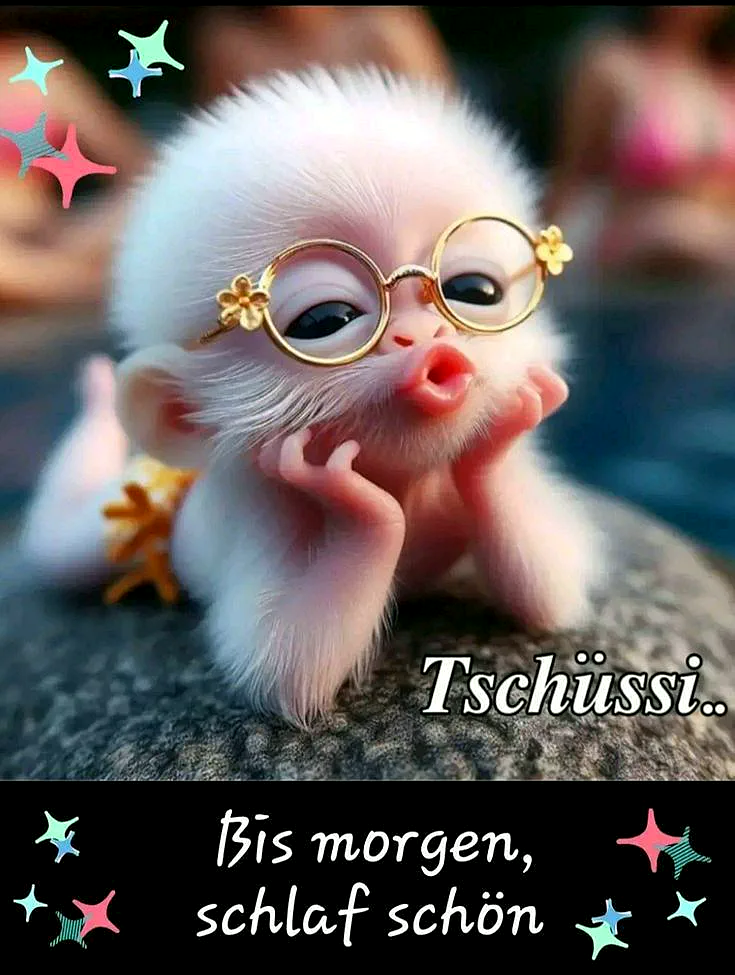 Süße Gute Nacht Grüße mit einem niedlichen Hamster