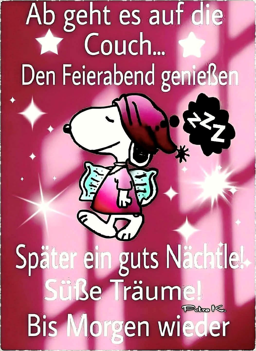 Süße Träume mit Snoopy: Gute Nacht!