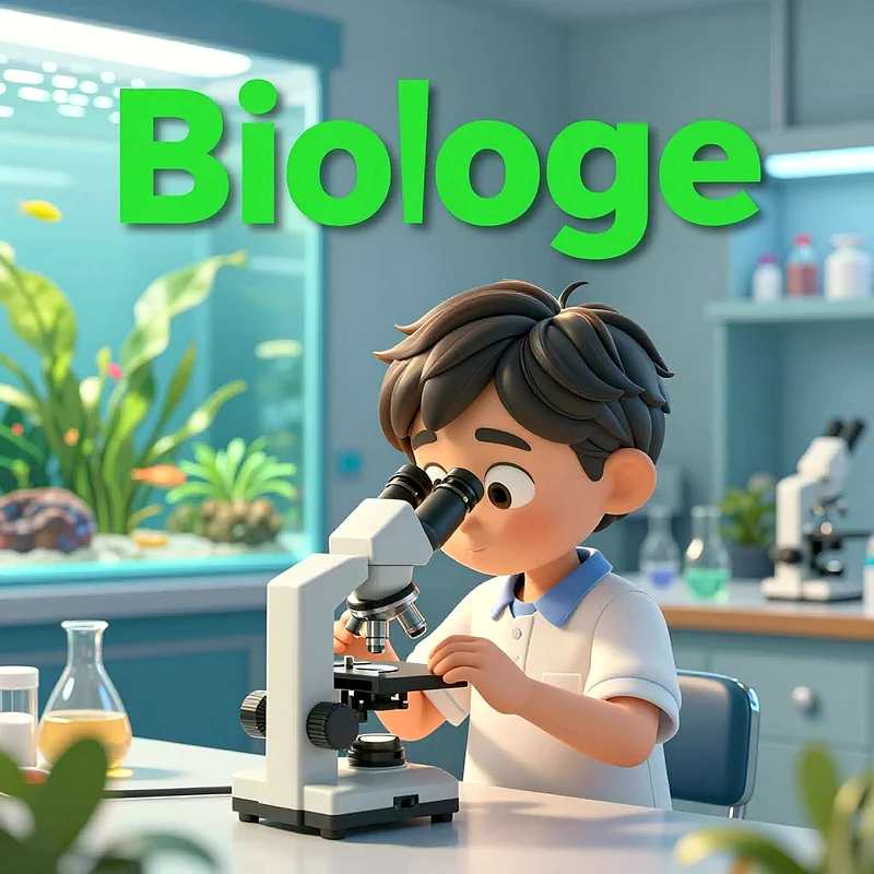 Biologie Labor Szenen: Motivierende Schulstart Grafiken und Lernbilder für YouTube