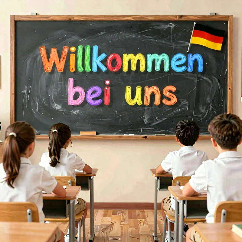 Ein farbenfrohes Willkommen zum Schulstart für alle bei Facebook