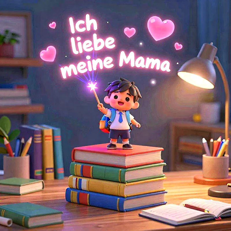 Ich liebe meine Mama: Ein emotionaler Schulstart-Gruß für WhatsApp!
