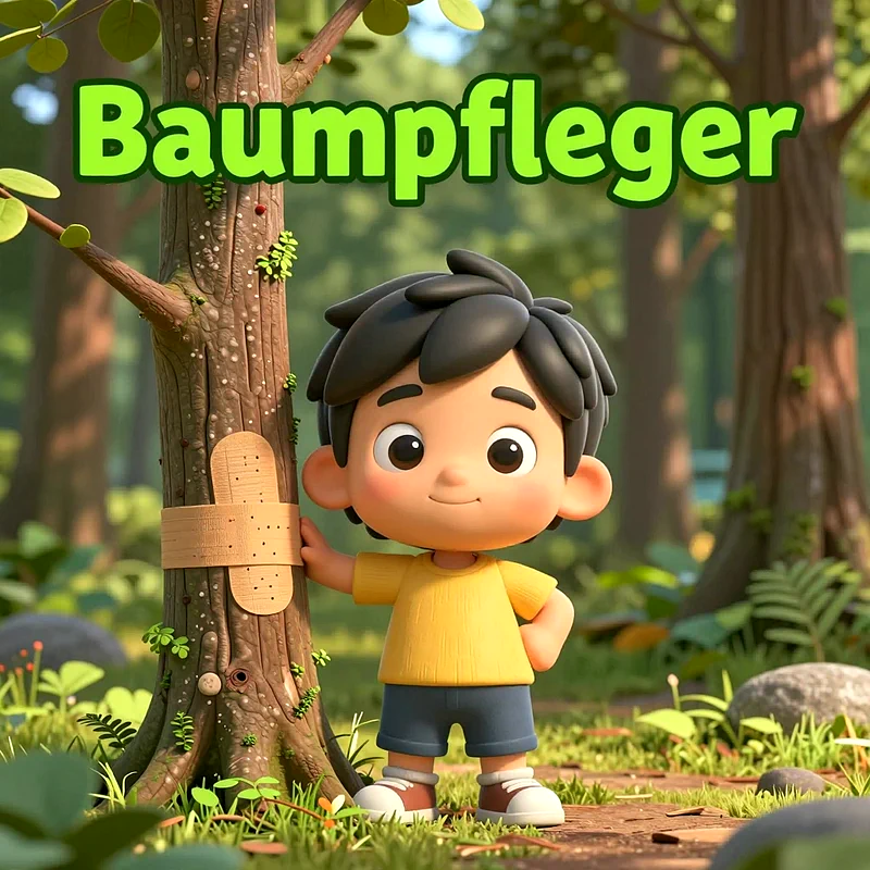 Kleine Helden: Baumpfleger mit Pflaster für YouTube Kids!