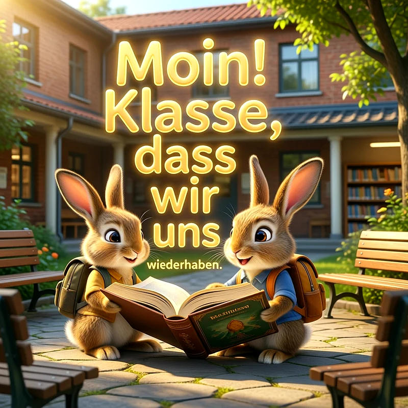 Moin! Klasse, dass wir uns wiederhaben – Schulstart-Spaß für Instagram