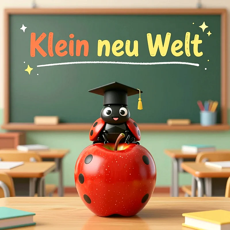 Schulstart mit einem Schmunzeln: Dein frecher Marienkäfer für Instagram!