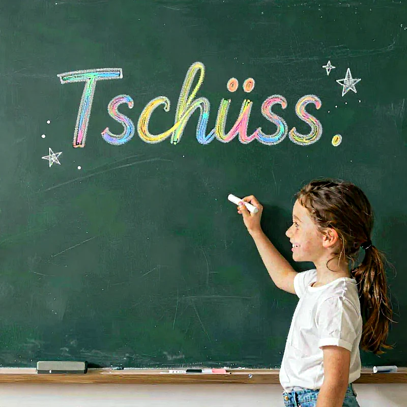 Tschüss Ferien, hallo Klassenzimmer! Dein lustiger Schulstart-Gruß für Facebook