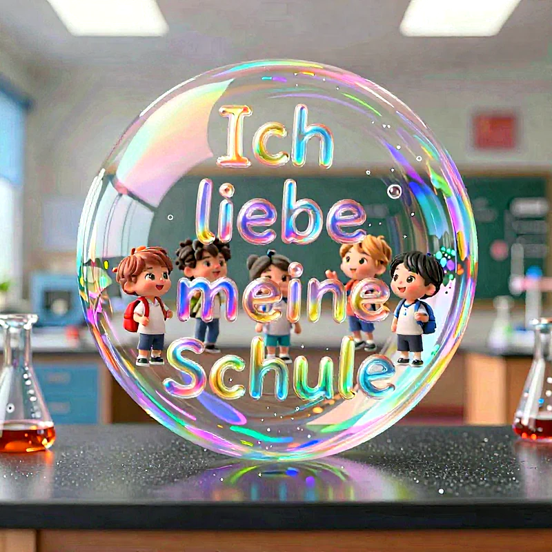 Voller Freude zur Schule! Ein motivierender Spruch für dein Pinterest