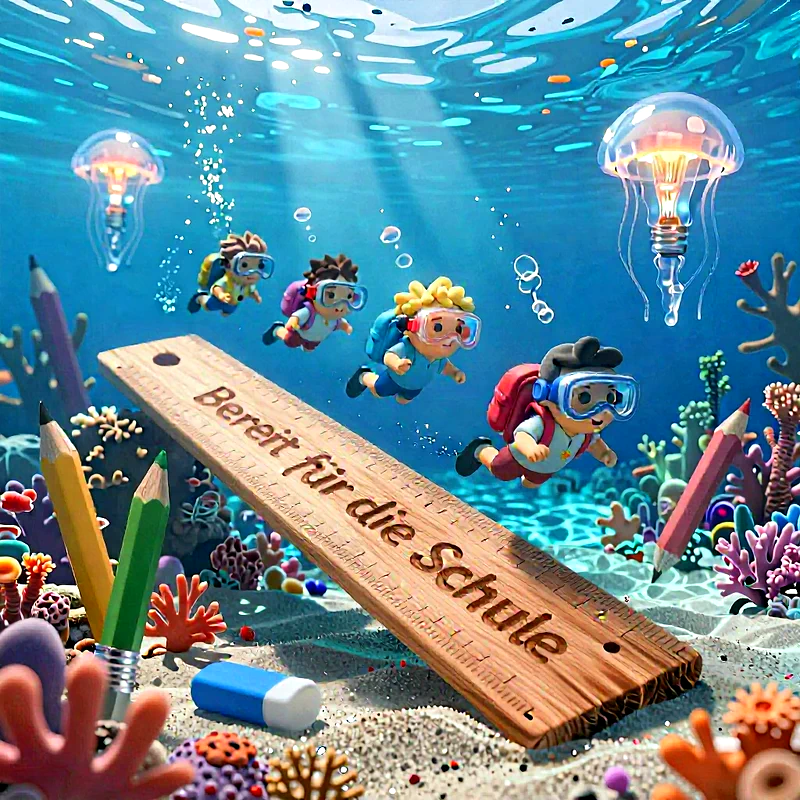 Voller Vorfreude in ein neues Abenteuer: Schulstart Grüße für WhatsApp