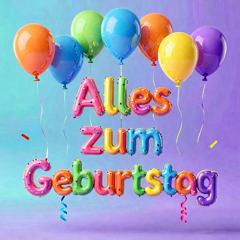 Ballon-Alarm! Die süßesten Geburtstagswünsche schweben nur für dich ein.