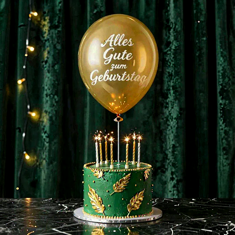 Ein Geburtstagskuchen, der Herzen höher schlagen lässt! Happy Birthday!