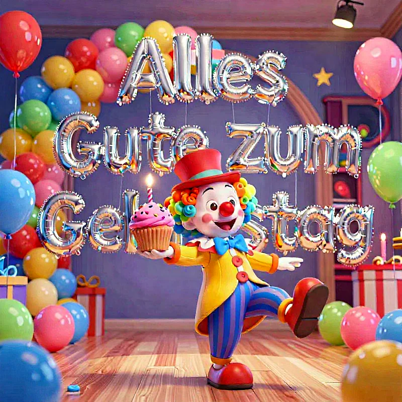 Glänzende Geburtstagsfreude: Ein Lächeln zum großen Ehrentag!