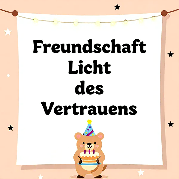 Liebevolle Geburtstagsgrüße mit süßem Hamster und festlicher Torte
