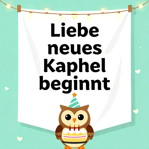 Liebevolles neues Kapitel: Süße Glückwünsche für jeden Anlass