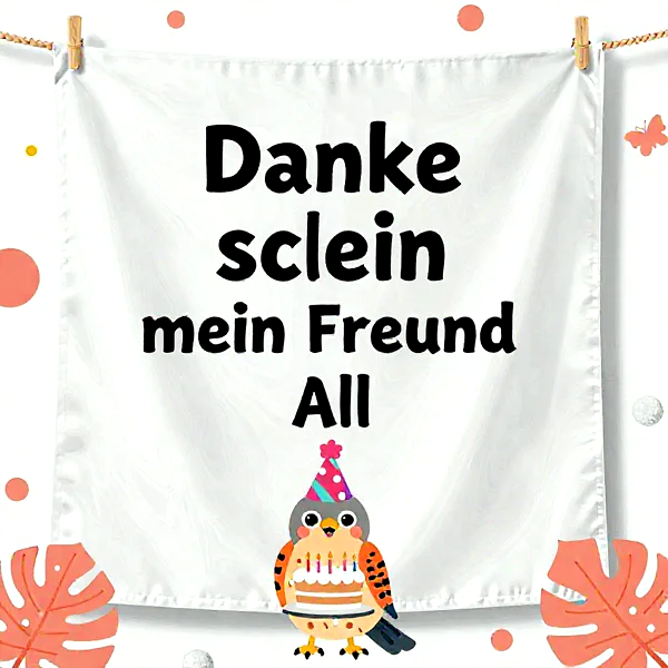 Süße Geburtstagsgrüße vom kleinen Piepmatz: Alles Liebe für dein neues Lebensjahr!