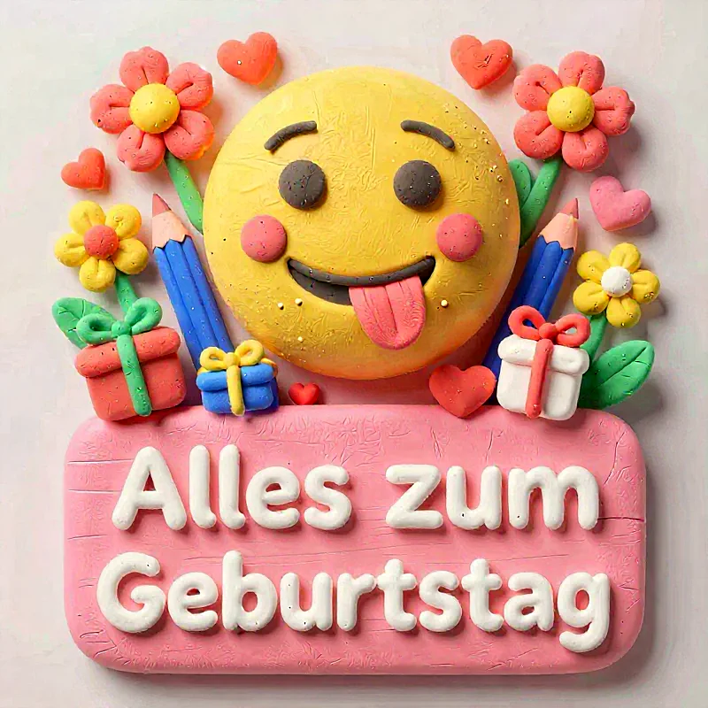 Süße Geburtstagsgrüße zum Weiterleiten: Alles Liebe für dich!