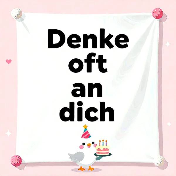 Süße Gedanken zum Geburtstag: Dieses Küken denkt oft an dich!