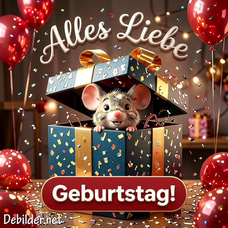 Herzenswunsch zum Geburtstag: Dein Tag soll strahlen wie Konfetti!