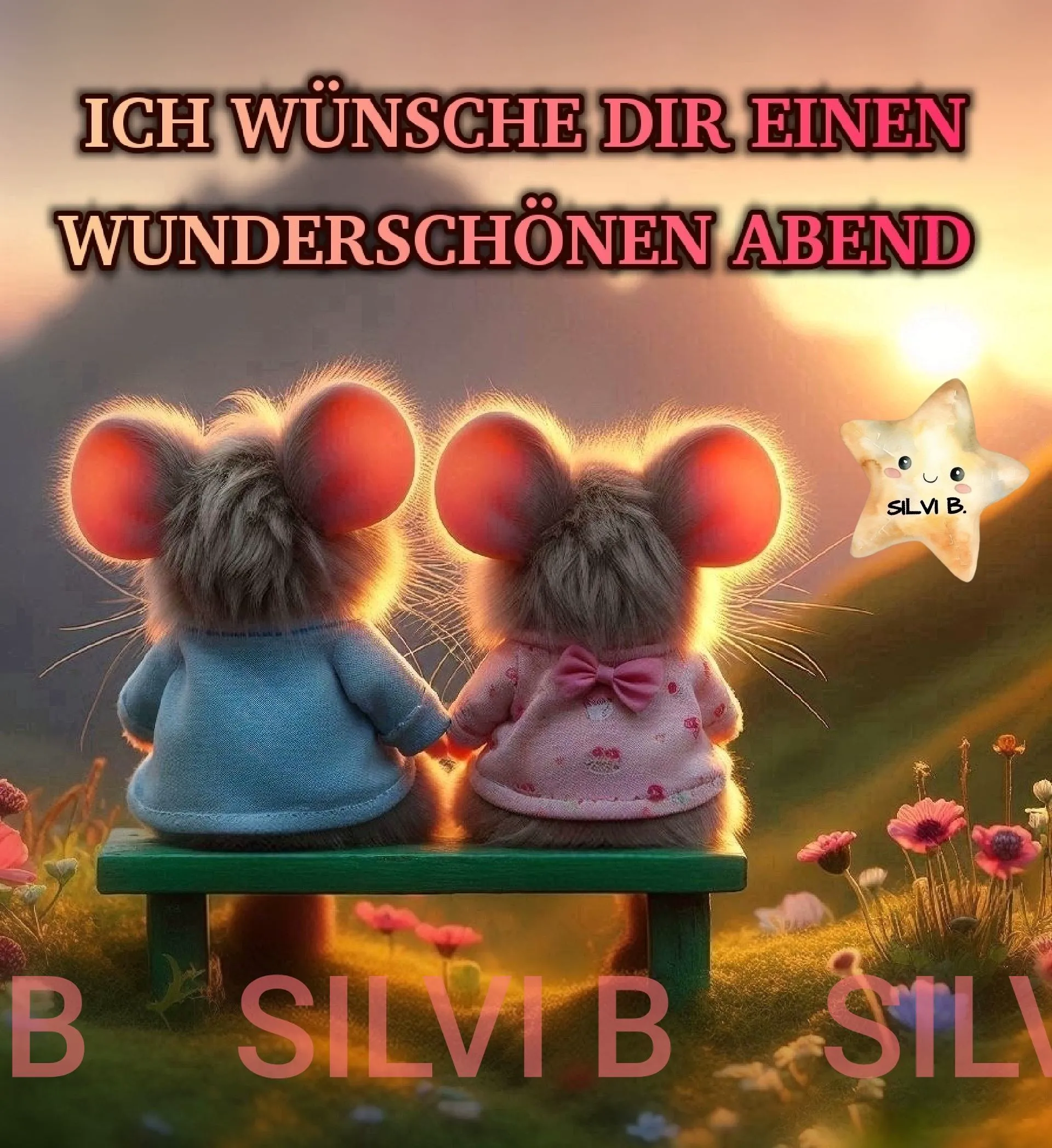Wunderschönen Abend wünsche ich dir – Kostenlose Guten-Abend-Grußbilder zum Teilen