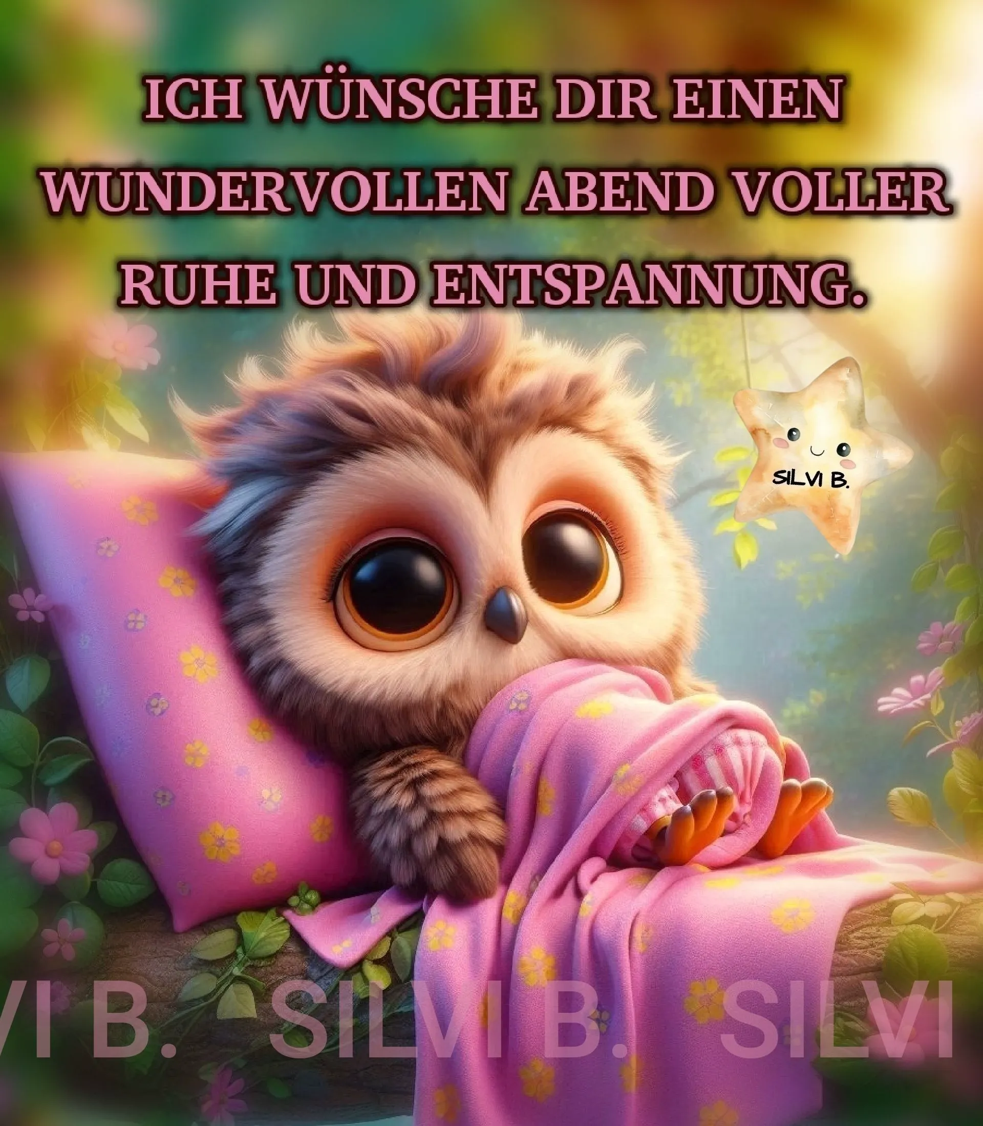 Ein wundervoller Abend voller Ruhe und Entspannung - Guten Abend Gruß