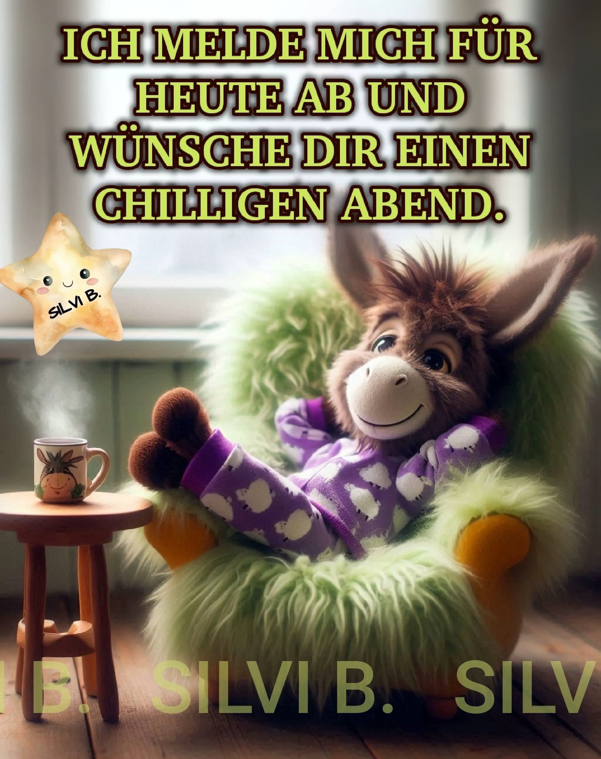 Chilligen Abend wünschen: Dein Guten-Abend-Grußbild zum Entspannen