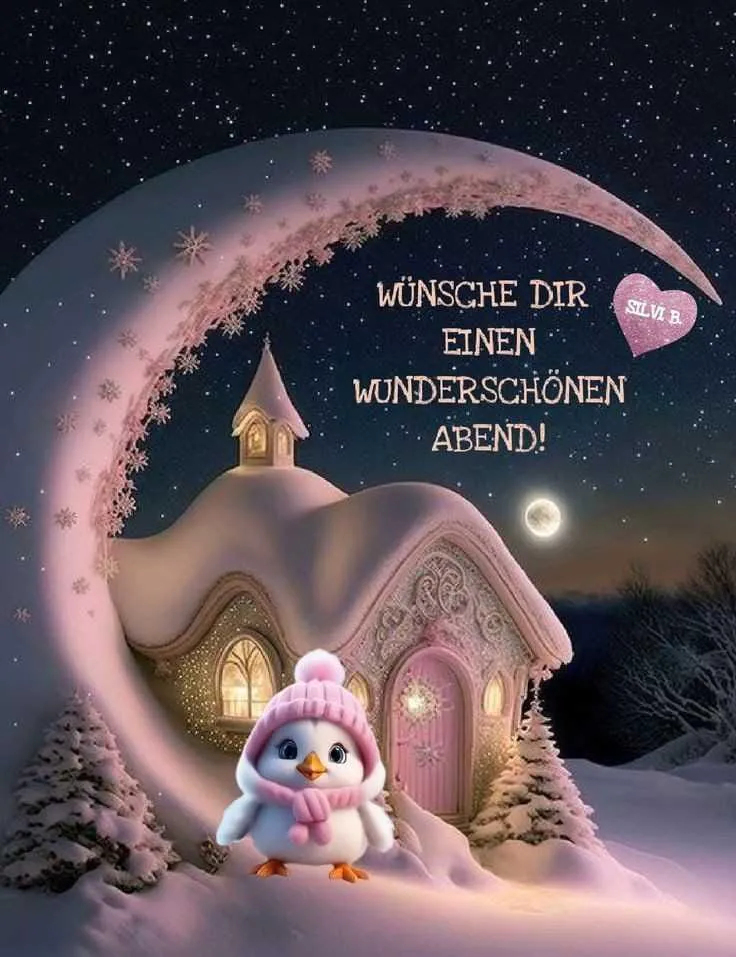Wünsche dir einen wunderschönen Abend! – Dein herzliches Guten-Abend-Grußbild