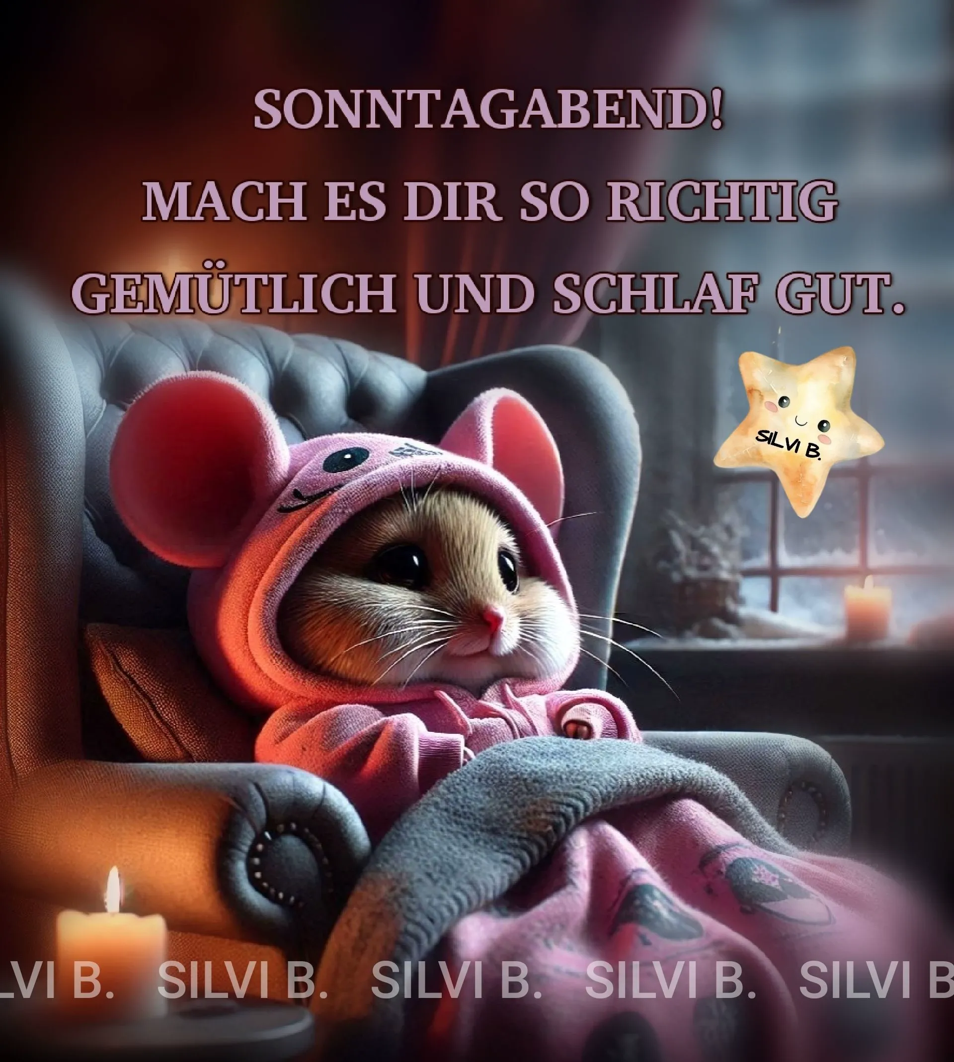 Schönen Sonntagabend! Gemütliche Grüße für einen erholsamen Abend