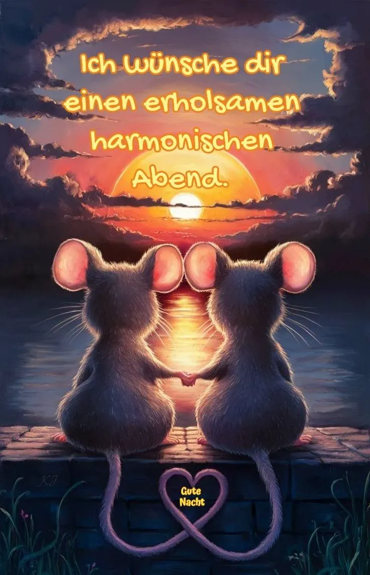 Guten Abend Wunsch - Erholsamer Abend für dich