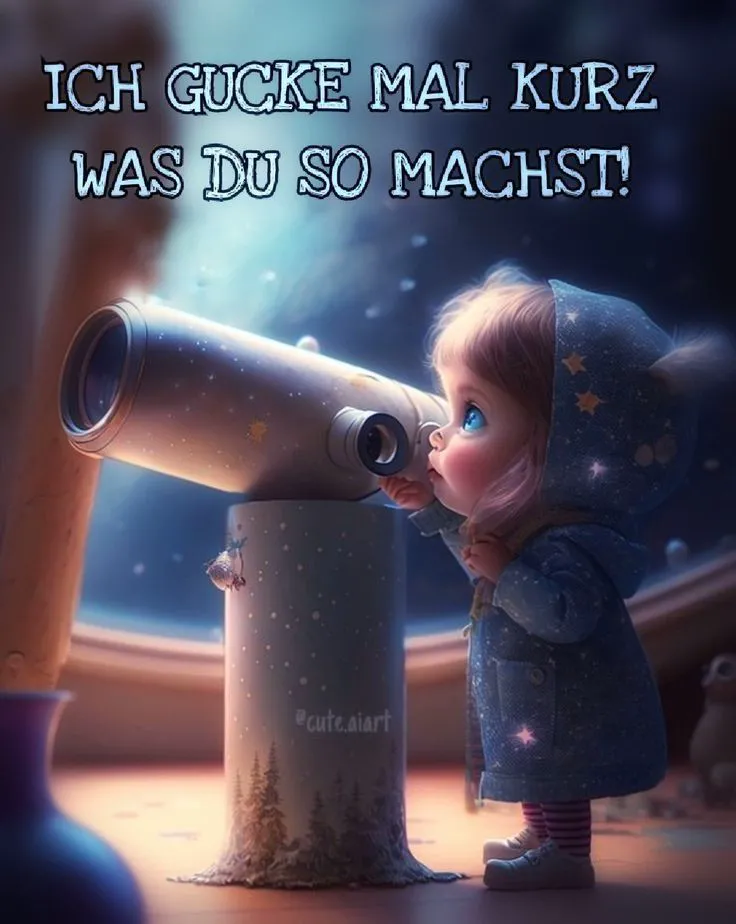 Guten Abend! Ich guck mal kurz was du so machst - Schöner Abend