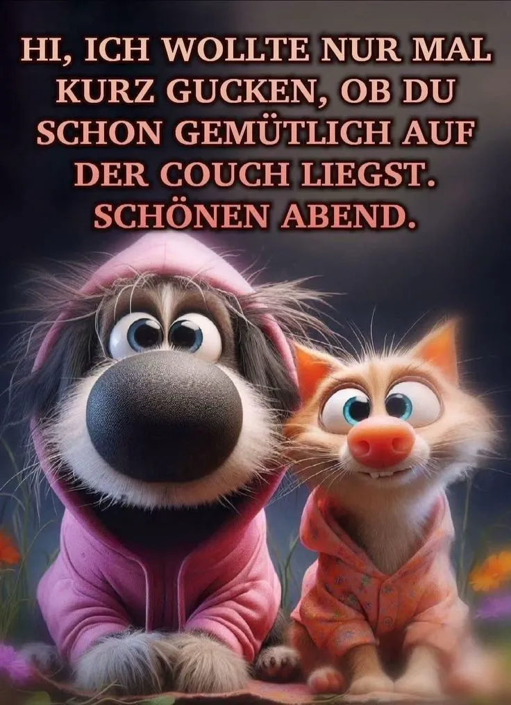 Gemütlicher Abend mit Freunden - Schönen Abend Gruß