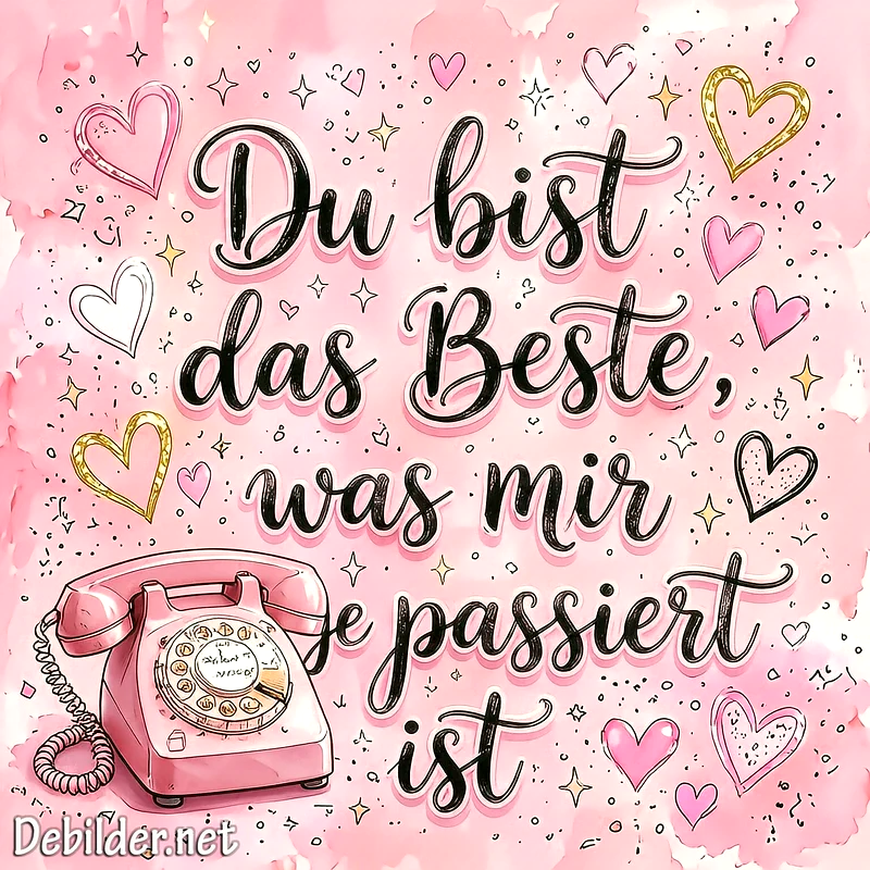 Du bist das Beste: Romantische Liebesbotschaft für TikTok zum Verschicken