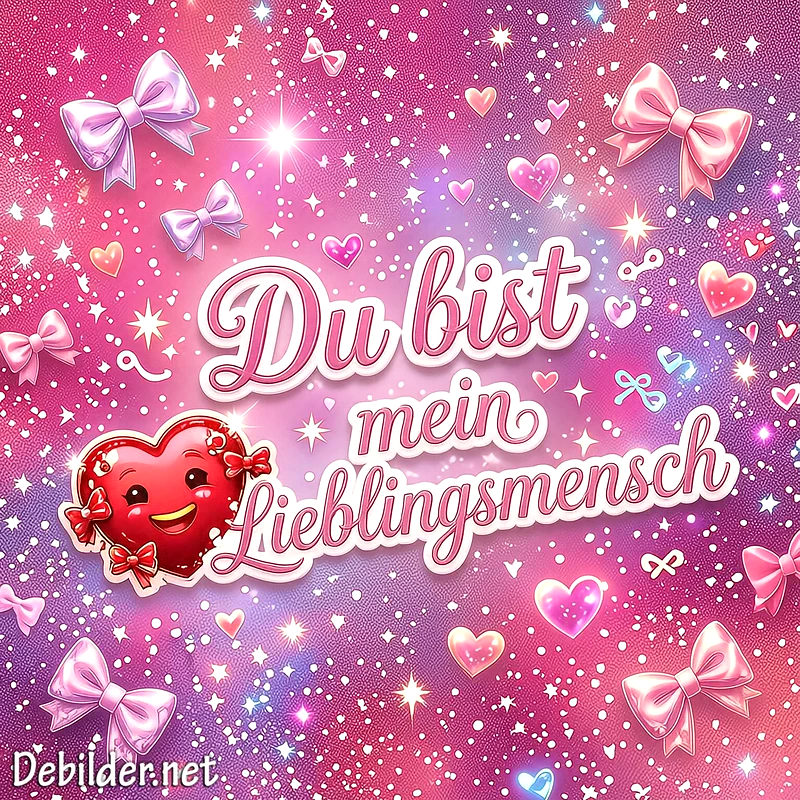 Du bist mein Lieblingsmensch: Romantische Bilder für WhatsApp versenden