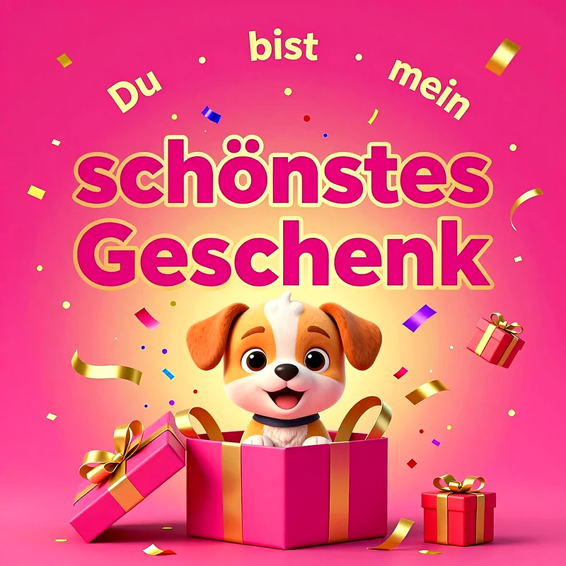Du bist mein schönstes Geschenk: Romantische Bilder für WhatsApp