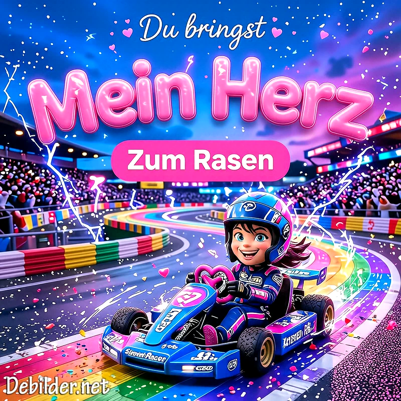 Du bringst mein Herz zum Rasen – Romantische Bilder für TikTok