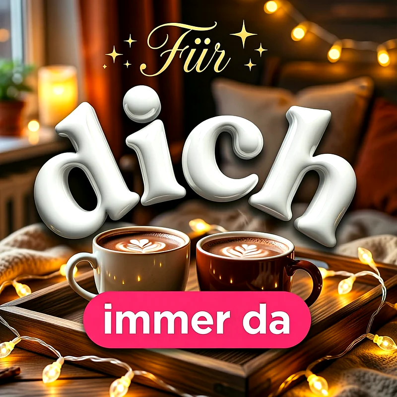 Gefühlvolle Liebesgrüße für WhatsApp: Ich bin immer an deiner Seite
