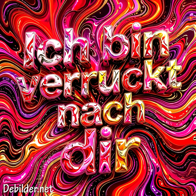 Ich bin verrückt nach dir: Bunte Liebeserklärung für TikTok teilen