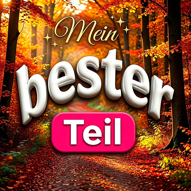 Mein bester Teil: Romantische Liebesbotschaft für Facebook teilen