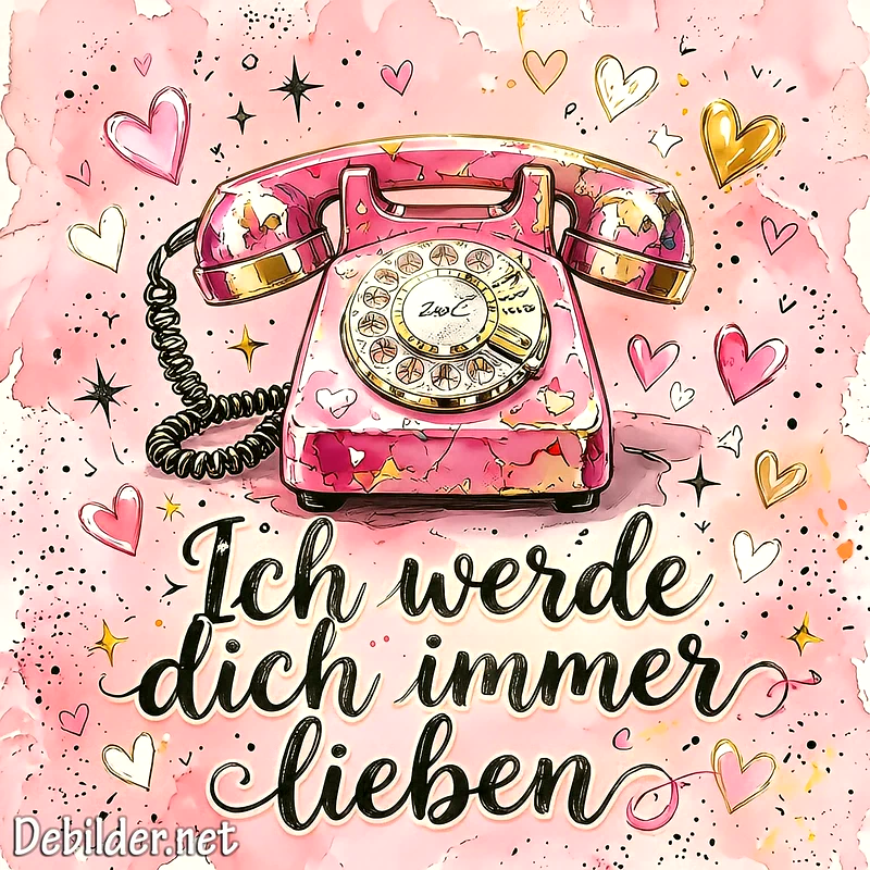 Romantische Ich werde dich immer lieben Bilder für WhatsApp
