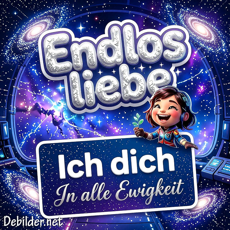 Romantische Spruchbilder über unendliche Liebe direkt für WhatsApp