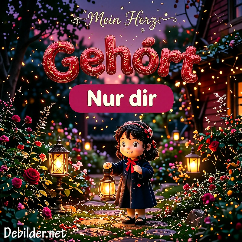 Wunderschöne Liebesgrüße für YouTube: Mein Herz gehört nur dir