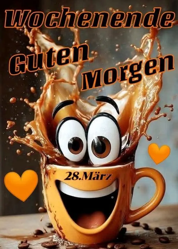 Ein fröhliches Wochenende beginnt