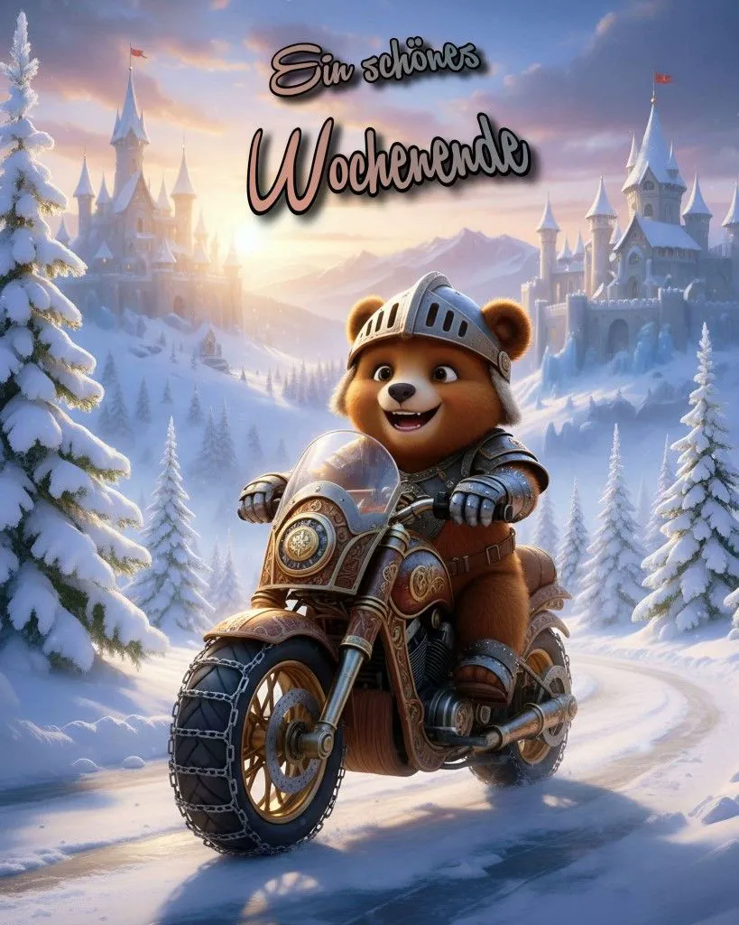 Ein schönes Wochenende voller Zauber: Ritterbär auf Winterfahrt