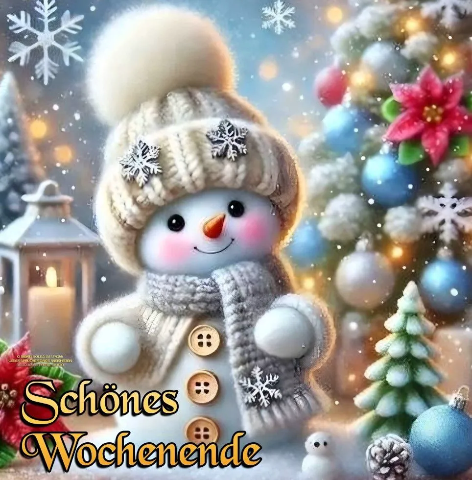 Ein zauberhaftes Schönes Wochenende! Genieße die Wintermagie