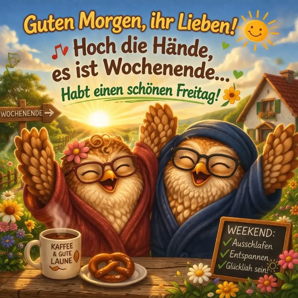 Guten Morgen: Mit diesen Eulen beginnt das kuschelige Wochenende!