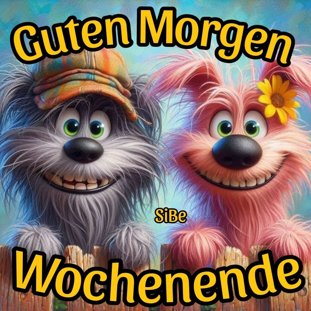 Guten Morgen Wochenende: Herzliche Grüße für einen gemütlichen Start!